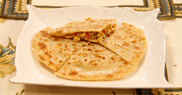 Egg Bhurji Paratha