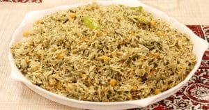 Chana Palak Chawal