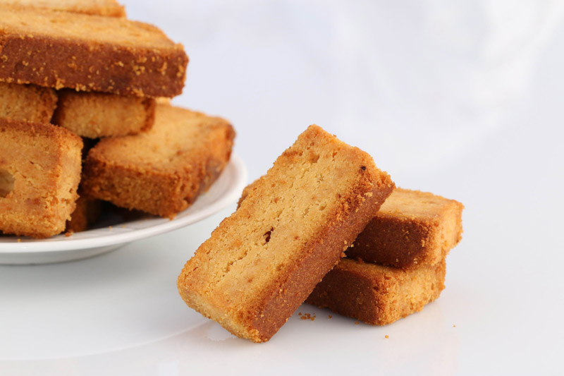 Crispy Cake Rusk Or Delhi Toast With Masala Tea Stock Photo, Picture and  Royalty Free Image. Image 194367852.